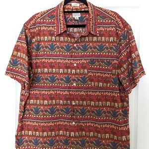 J. Crew Classic Aztec Men's Button Up Shirt